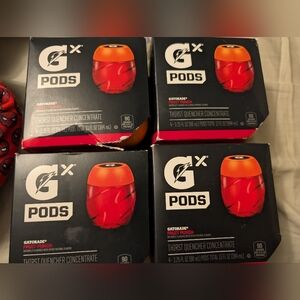 Gatorade GX Pods FRUIT PUNCH Lot of 4 - 4pks = 16ct Drink Concentrate BB 2024